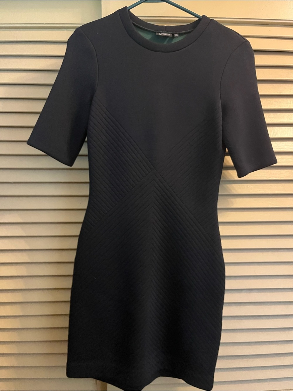 Kate Spade Saturday Black Short-Sleeve Sheath Dress